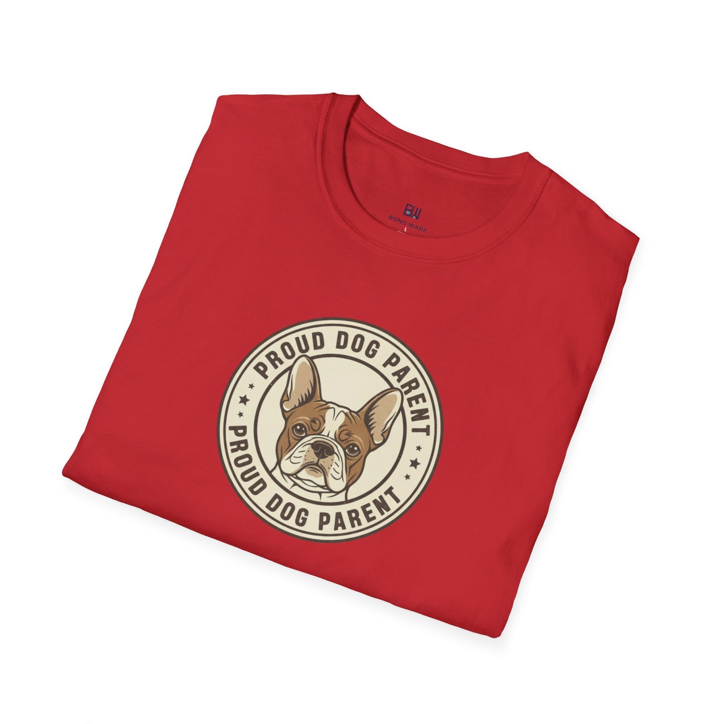 Proud Dog Parent Retro-Style Badge Tee