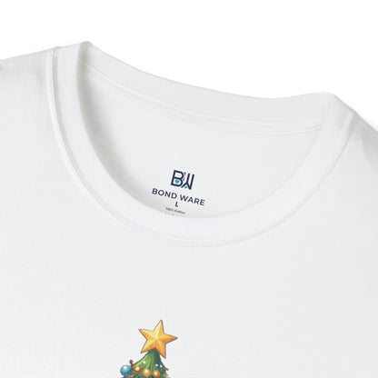 Christmas Dog Squad Tree Santa Hat Holiday T-Shirt