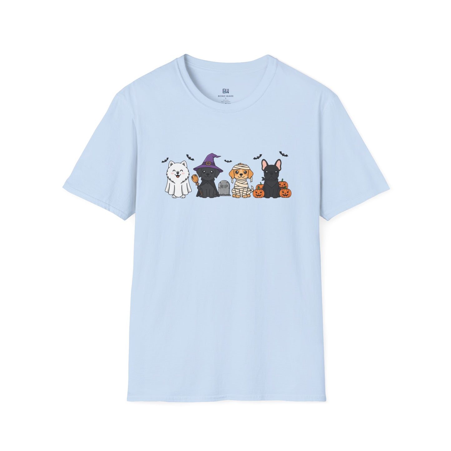 Trick or Treat Pups Halloween Graphic Tee