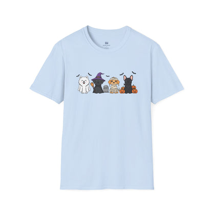 Trick or Treat Pups Halloween Graphic Tee