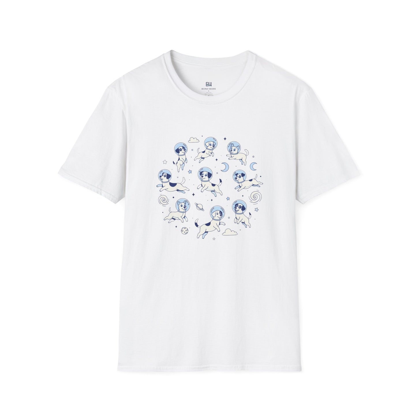 Cosmic Canines Outer Space Adventure Tee