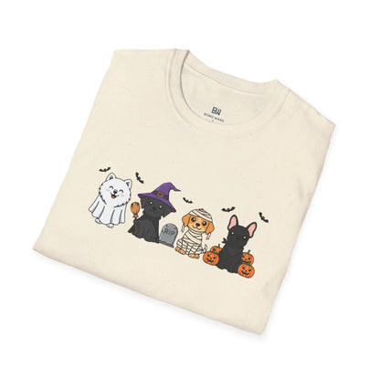 Trick or Treat Pups Halloween Graphic Tee