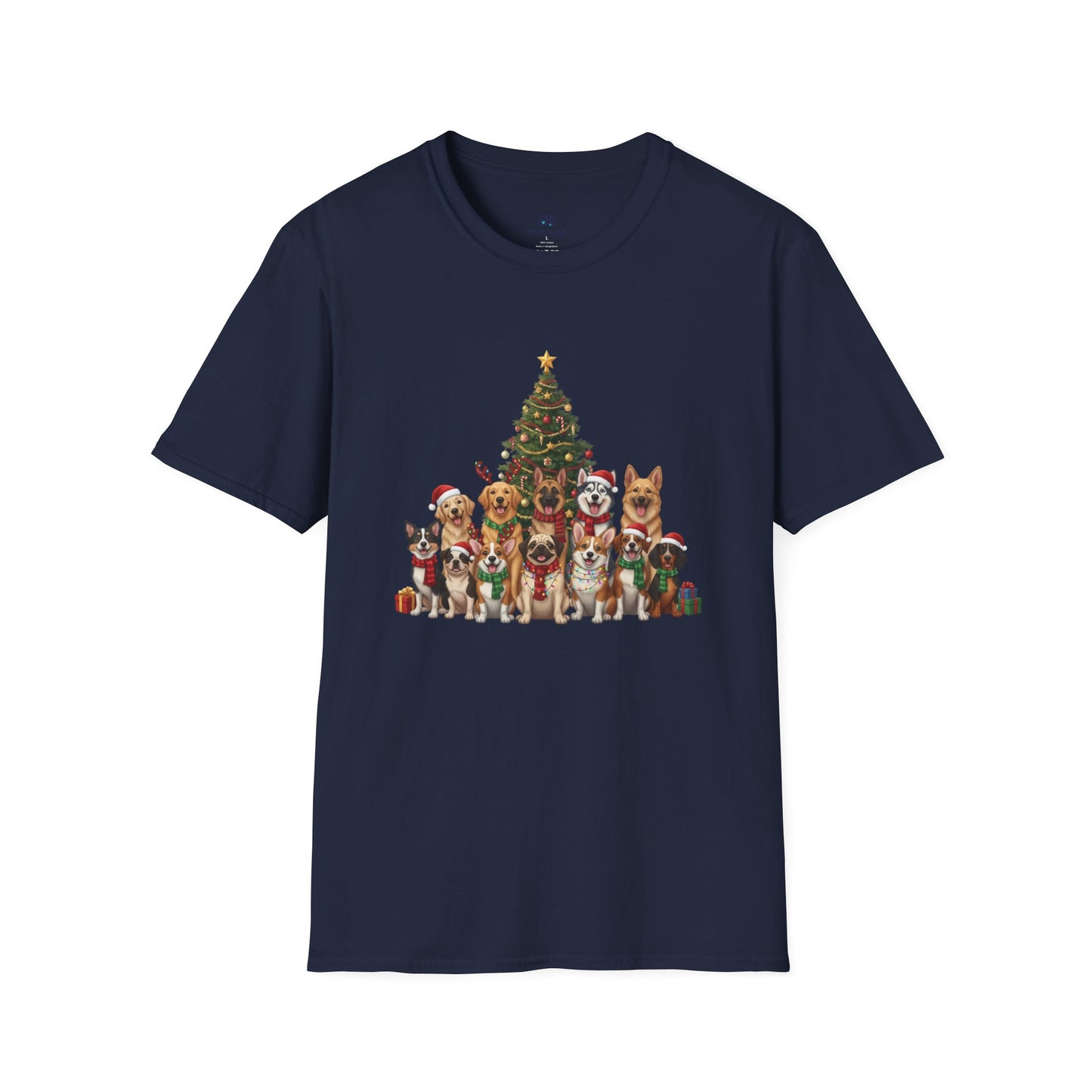 Holiday Hounds Christmas Tree T-Shirt