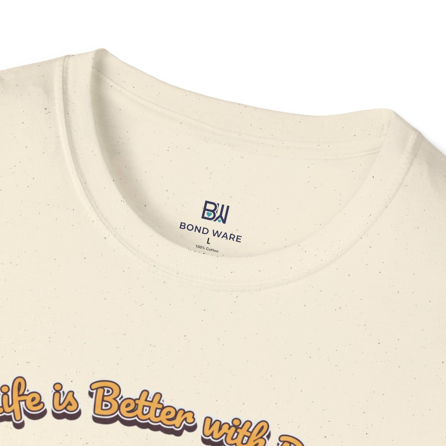 Adorable Dog Stack "Life is Better with Dogs" T-Shirt