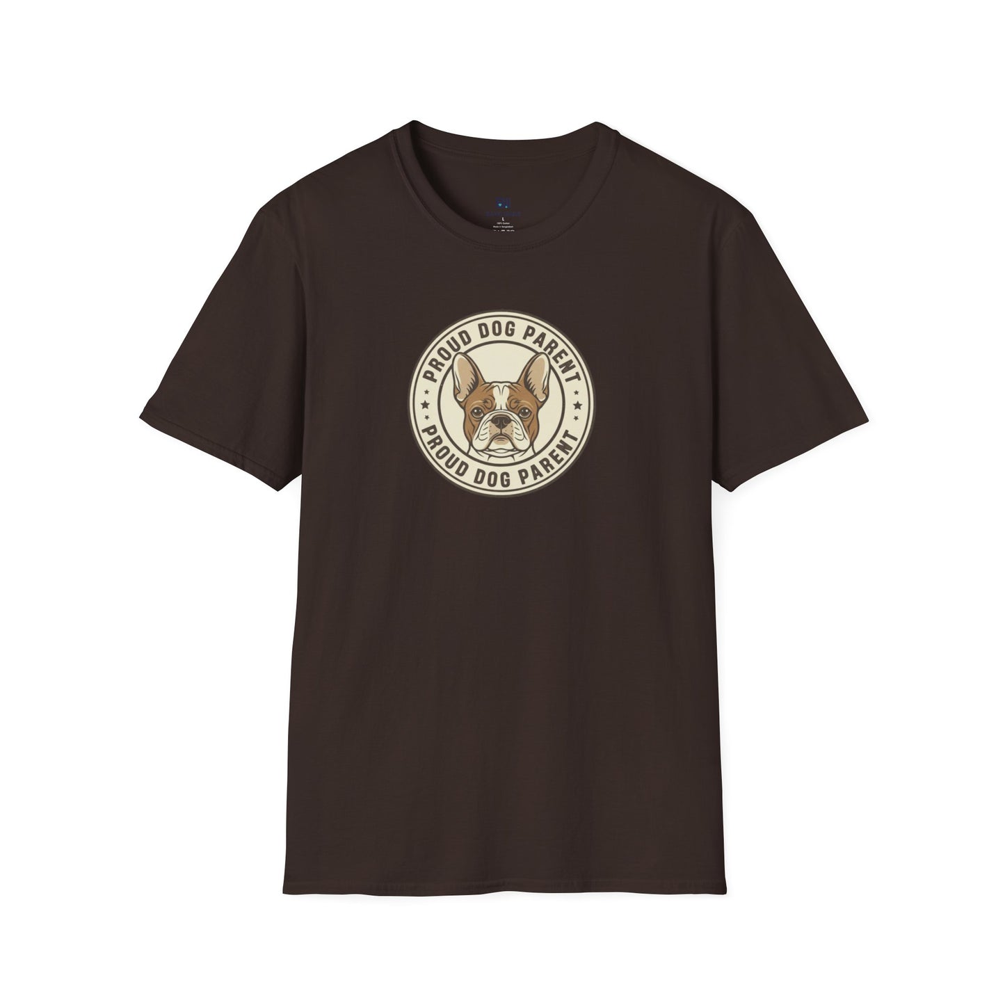 Proud Dog Parent Retro-Style Badge Tee