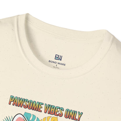 "Pawsome Vibes Only" Summer Frenchie T-Shirt