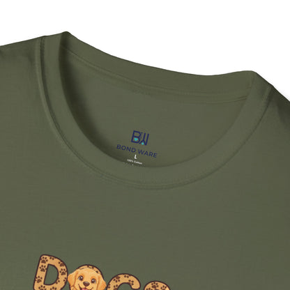 "Dogs Make Me Happy" Cute Cartoon Dog Tee
