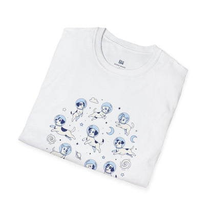 Cosmic Canines Outer Space Adventure Tee