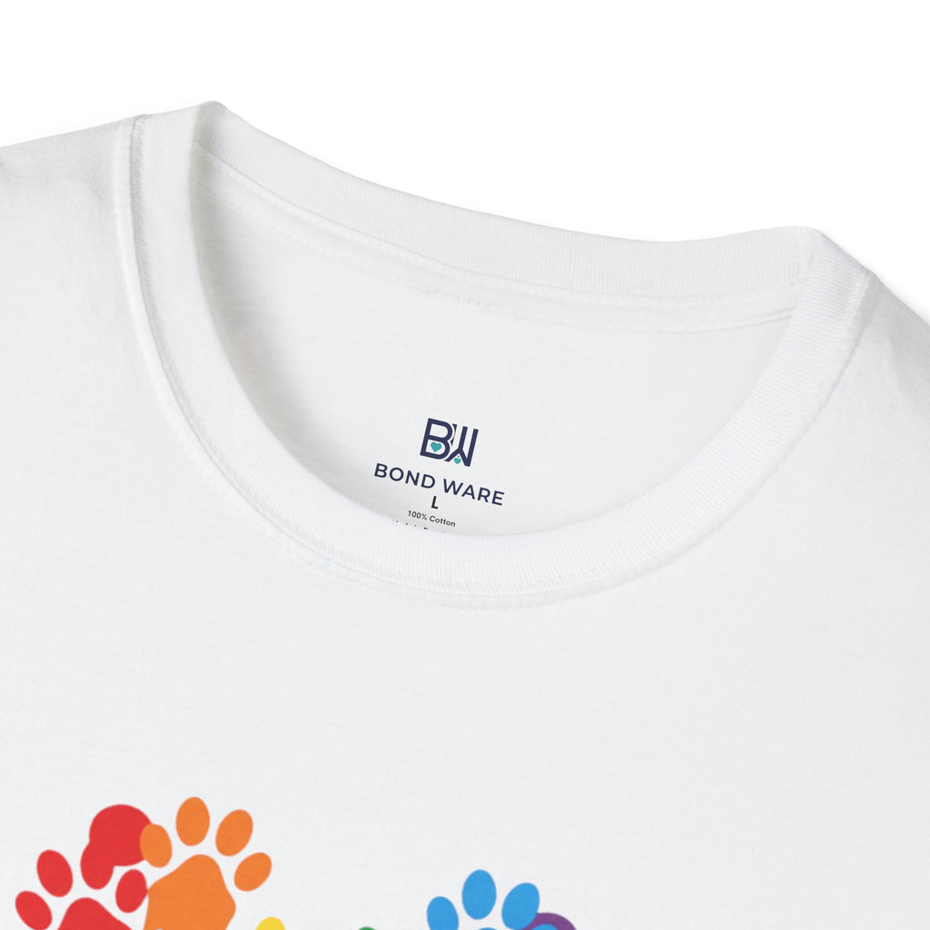 Dog Paws Hearted T-shirt