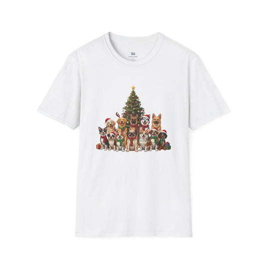 Holiday Hounds Christmas Tree T-Shirt
