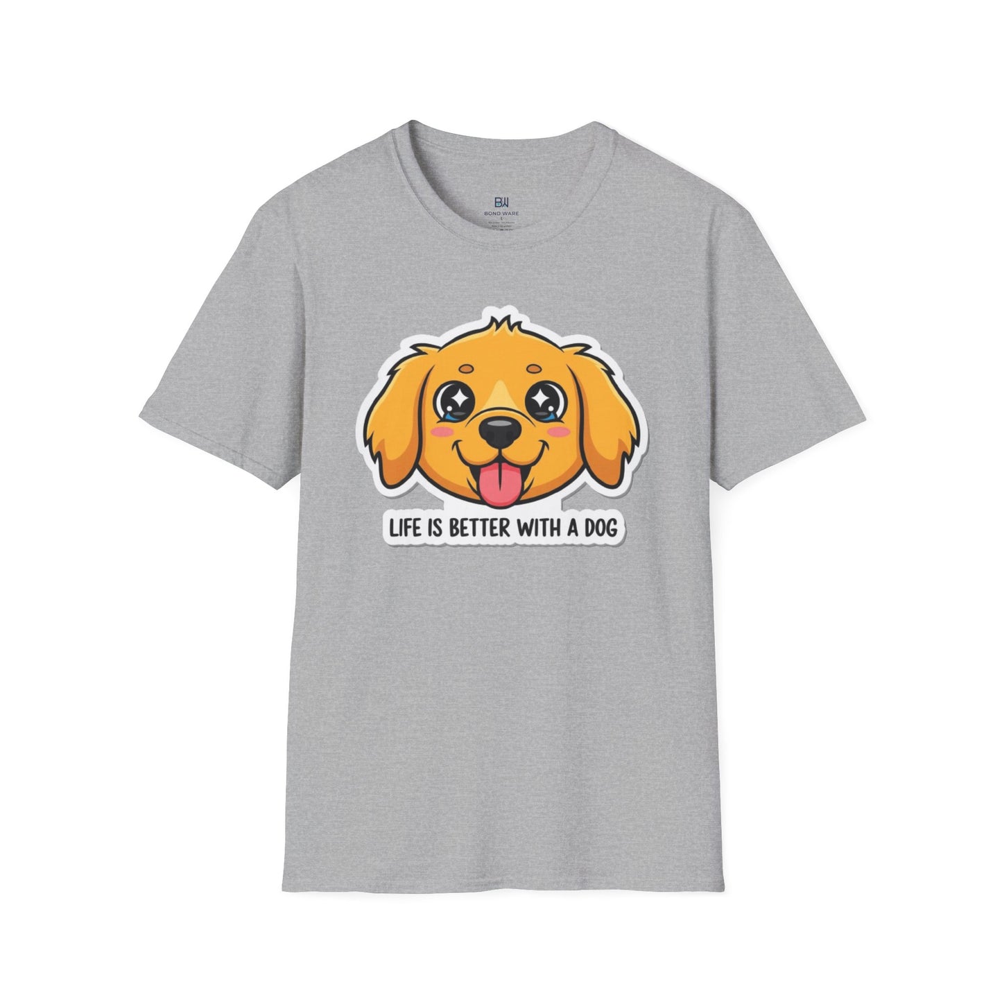 "Life Is Better With A Dog" Cute Pup Tee