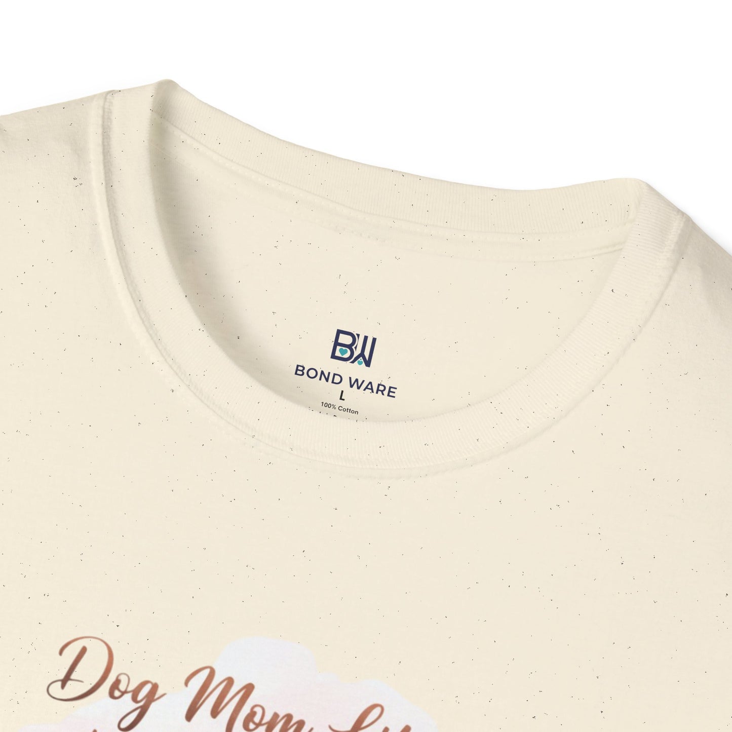 Elegant Poodle "Dog Mom Life" Watercolor T-Shirt