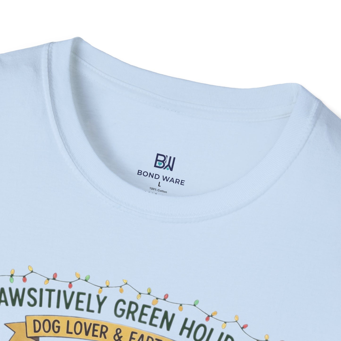 Cute Dog Lover Earth Lover Green Holidays Xmas T-Shirt