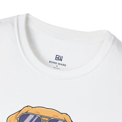 Cool Dog "Stay Pawsitive" Graphic T-Shirt