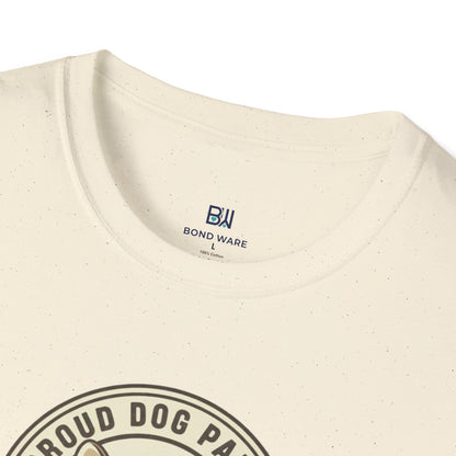 Proud Dog Parent Retro-Style Badge Tee