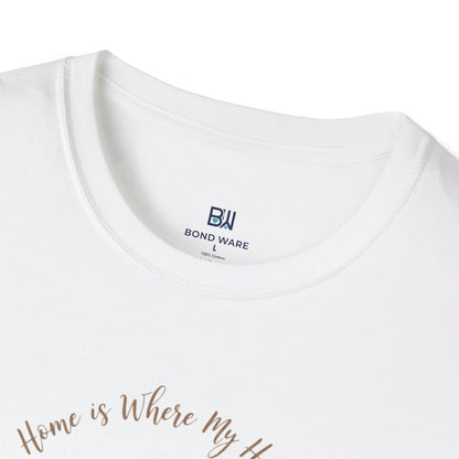 Watercolor Golden Retriever Heart Graphic Tee