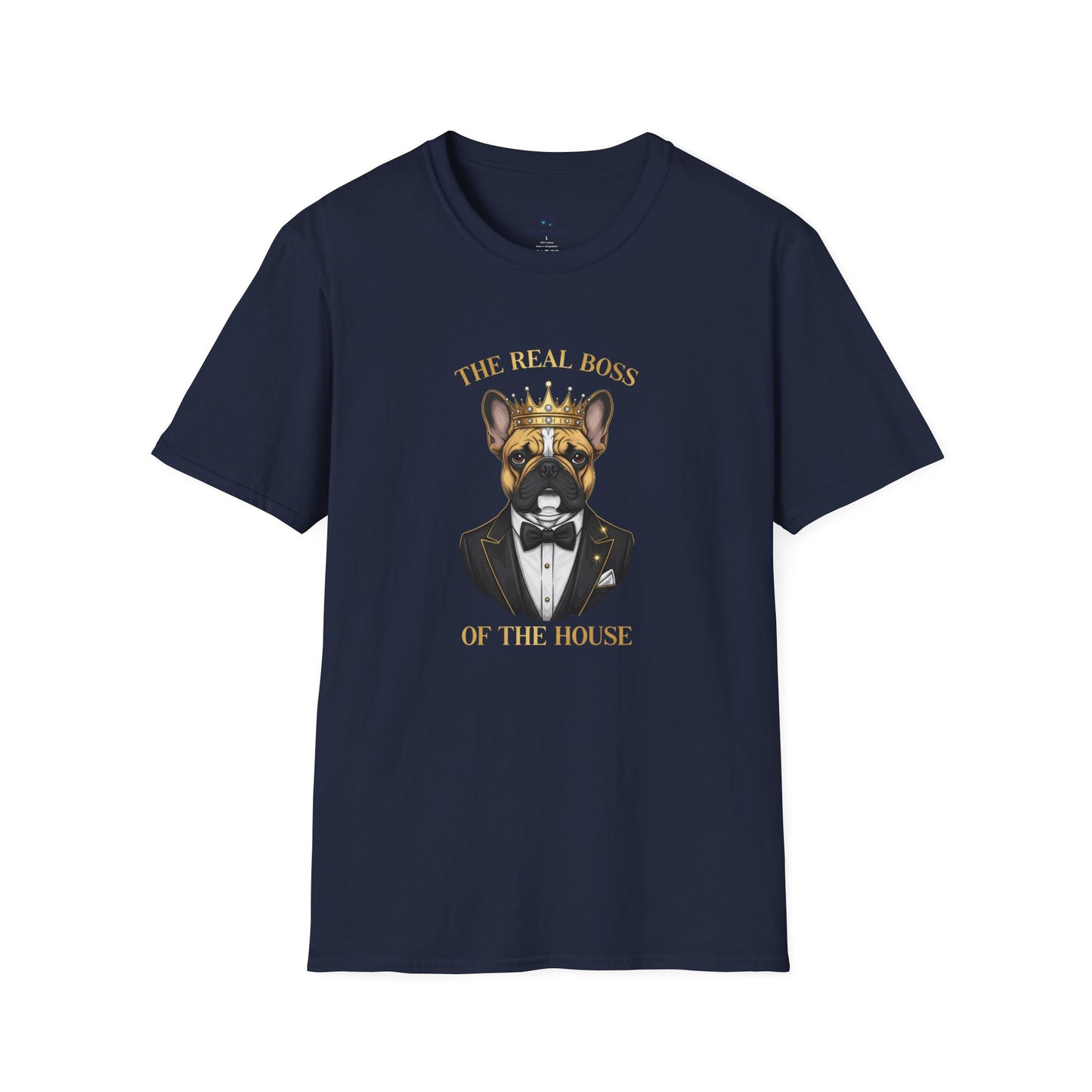 "The Real Boss" French Bulldog Graphic Tee