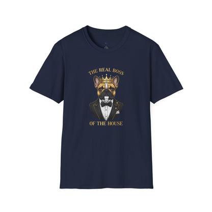 "The Real Boss" French Bulldog Graphic Tee