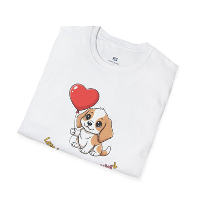 "Love is a Four-Legged Word" Cute Pup Tee