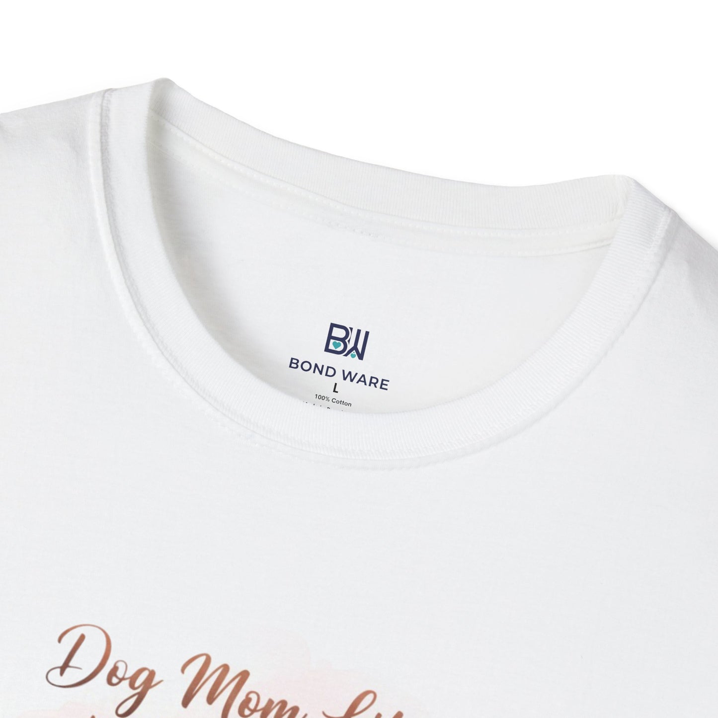 Elegant Poodle "Dog Mom Life" Watercolor T-Shirt