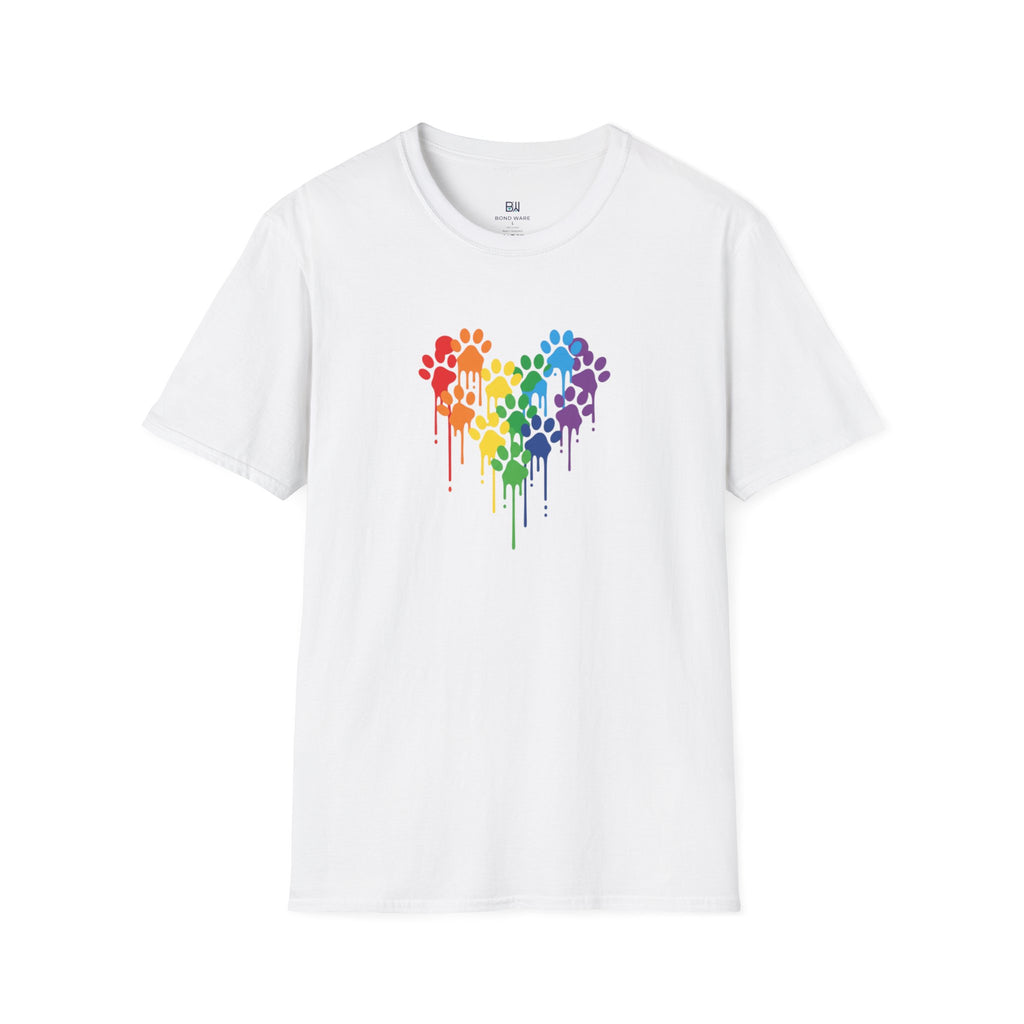 Dog Paws Hearted T-shirt