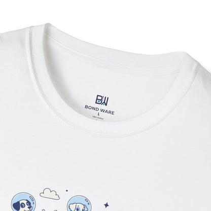 Cosmic Canines Outer Space Adventure Tee