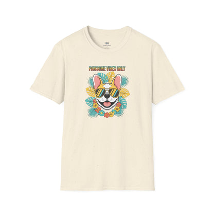 "Pawsome Vibes Only" Summer Frenchie T-Shirt