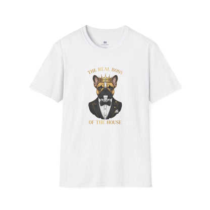 "The Real Boss" French Bulldog Graphic Tee