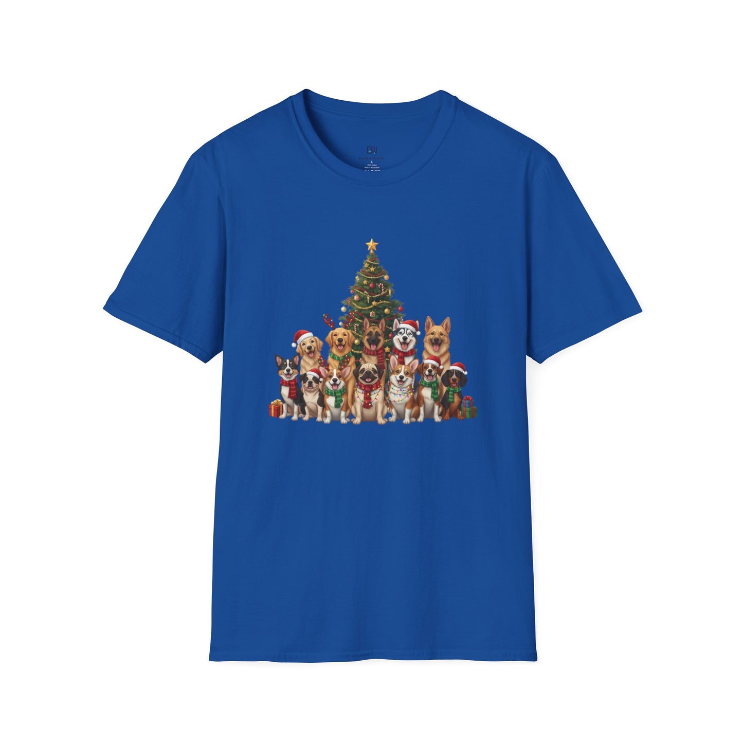 Holiday Hounds Christmas Tree T-Shirt