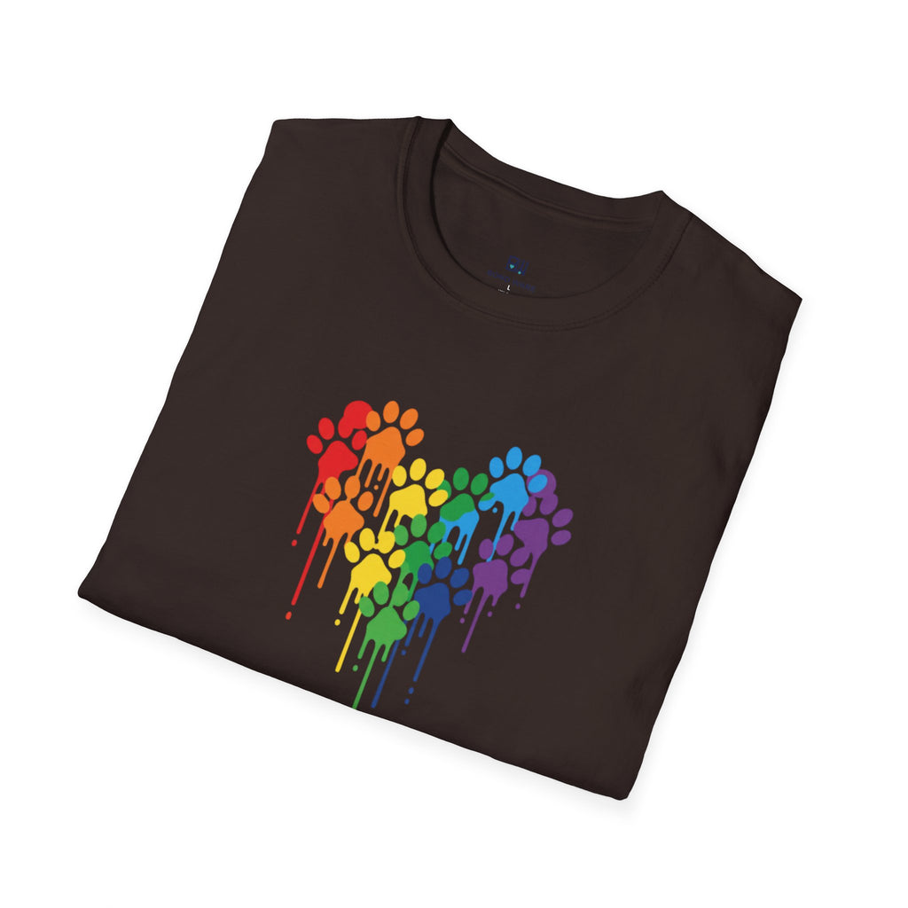 Dog Paws Hearted T-shirt