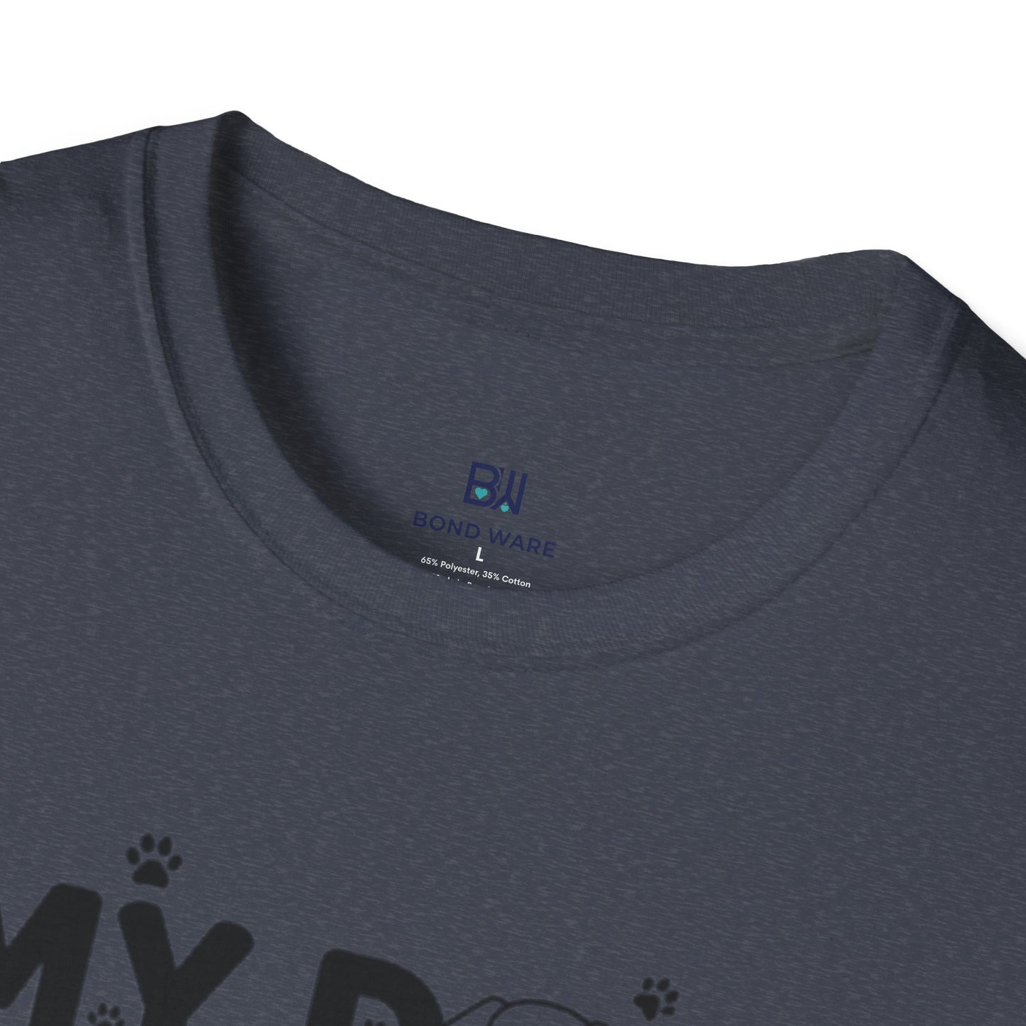 Funny Dog Lover "My Dog Walks Me" T-Shirt
