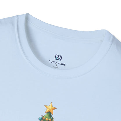 Christmas Dog Squad Tree Santa Hat Holiday T-Shirt