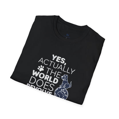 My Dog is My World Funny Graphic T-Shirt