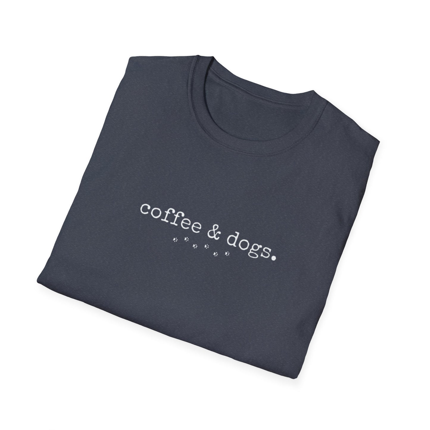 "Coffee & Dogs" Simple Essentials Graphic Tee