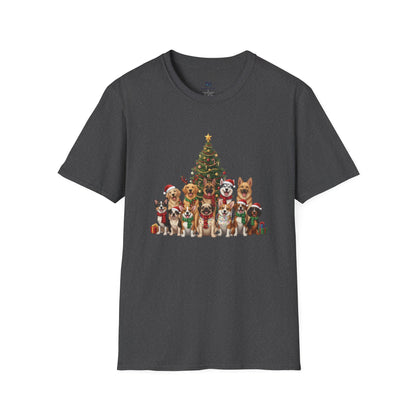 Holiday Hounds Christmas Tree T-Shirt