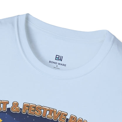 Merry Liftmas Fit & Festive Paws Dog Gym Holiday T-Shirt