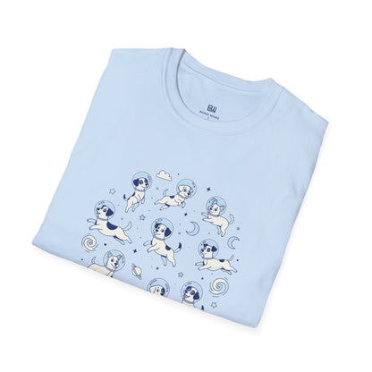 Cosmic Canines Outer Space Adventure Tee