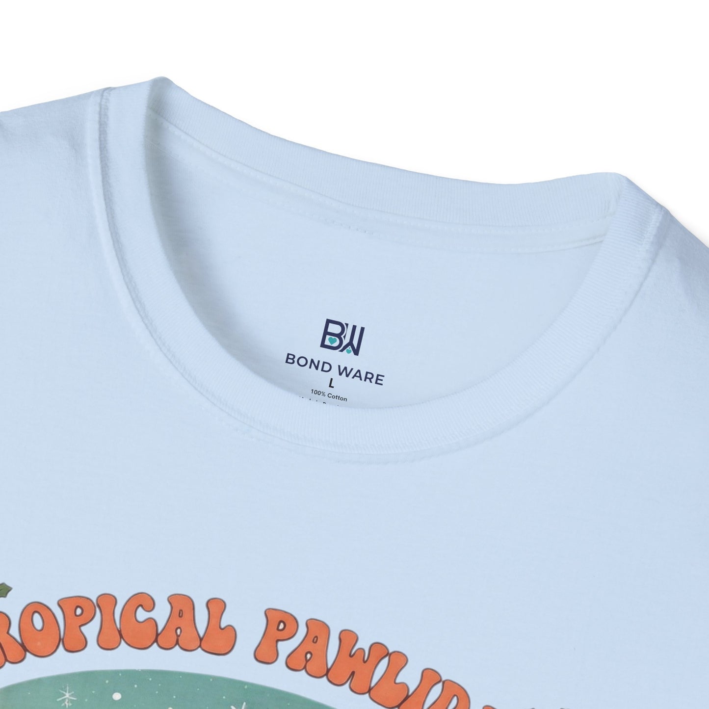 Cute Dogs on Beach Tropical Christmas Holiday T-Shirt