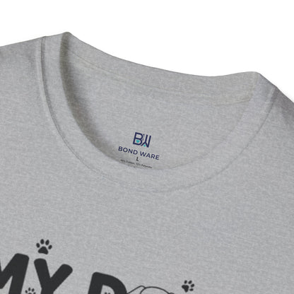 Funny Dog Lover "My Dog Walks Me" T-Shirt