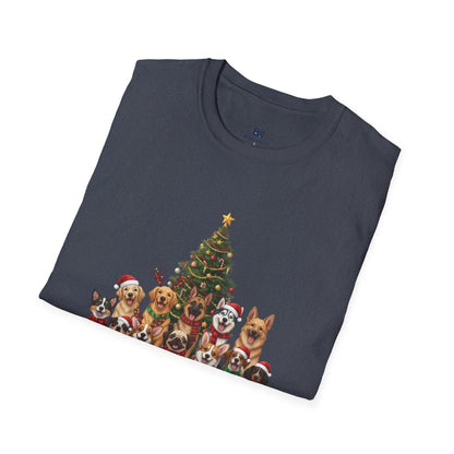 Holiday Hounds Christmas Tree T-Shirt