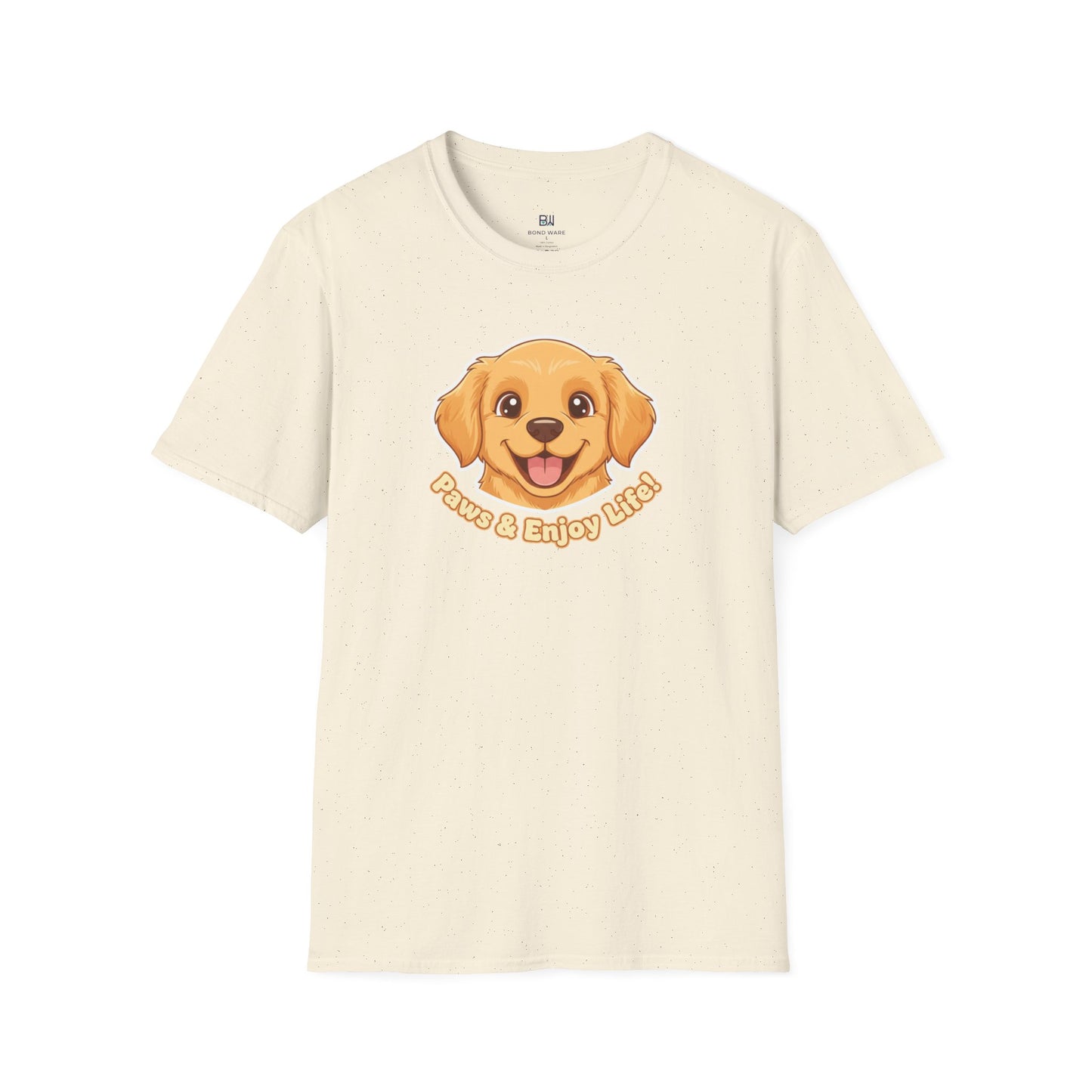 Adorable "Paws & Enjoy Life" Dog Lover Tee