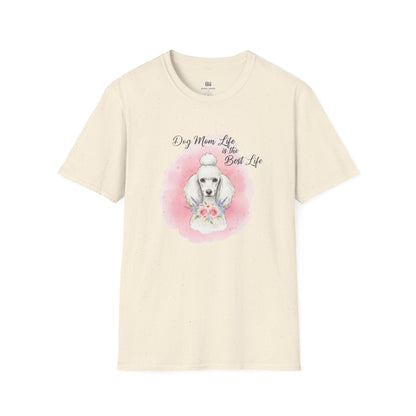 "The Best Life" Floral Poodle Dog Mom Tee