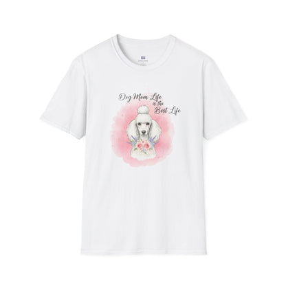 "The Best Life" Floral Poodle Dog Mom Tee