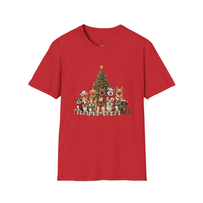 Holiday Hounds Christmas Tree T-Shirt