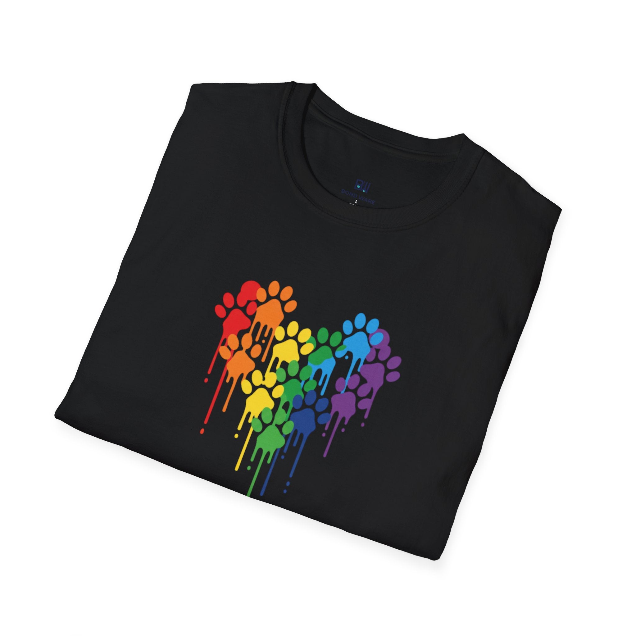 Dog Paws Hearted T-shirt