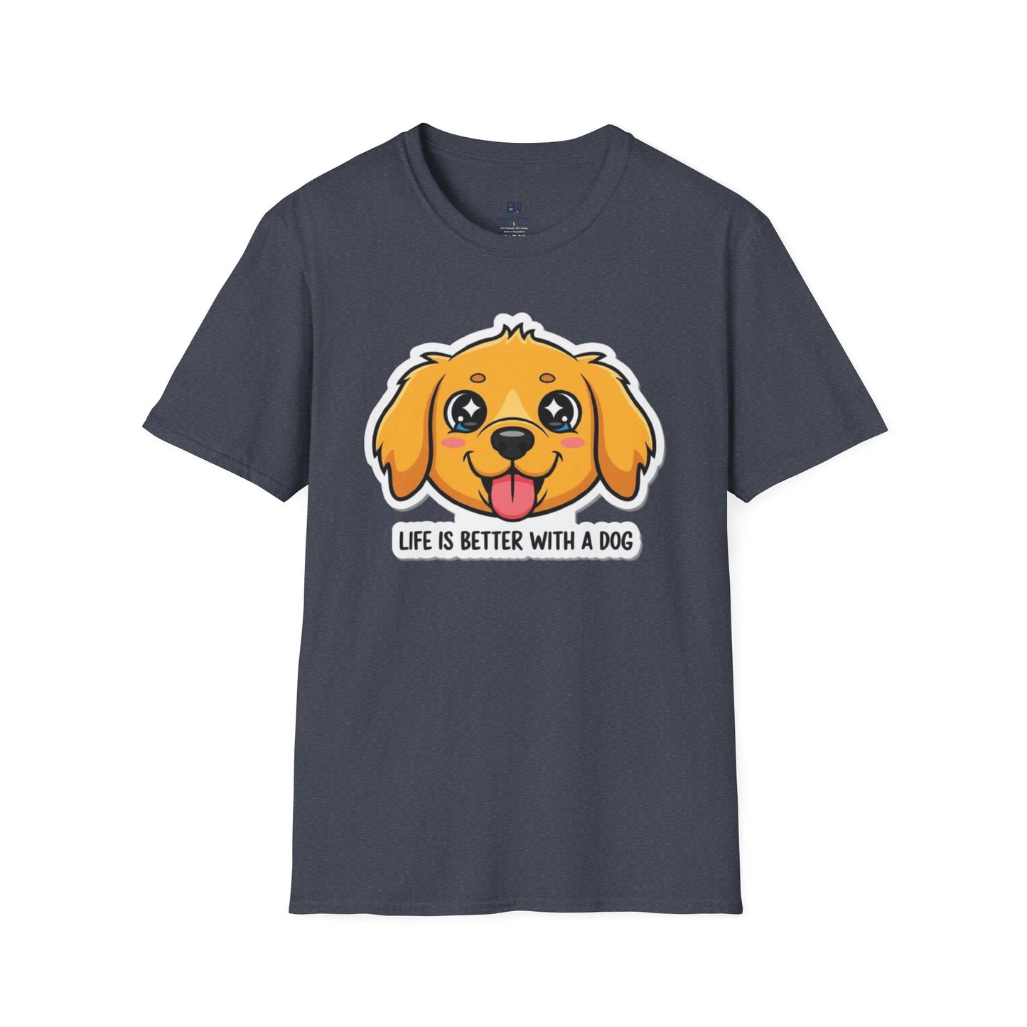 "Life Is Better With A Dog" Cute Pup Tee