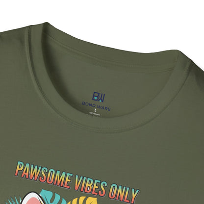 "Pawsome Vibes Only" Summer Frenchie T-Shirt