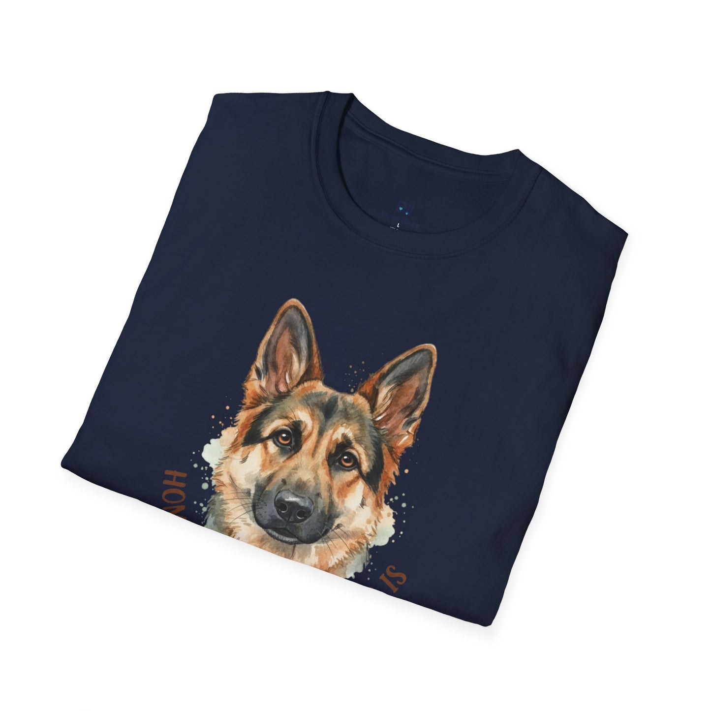 "Home is Where the Dog Is" Watercolor GSD T-Shirt