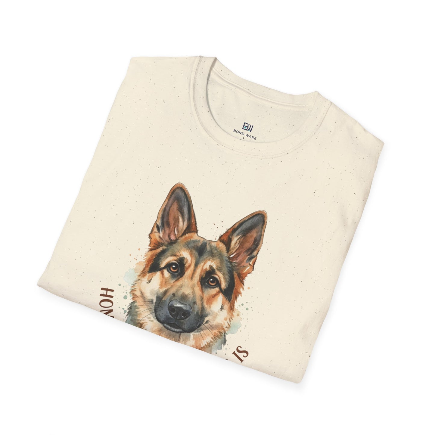"Home is Where the Dog Is" Watercolor GSD T-Shirt