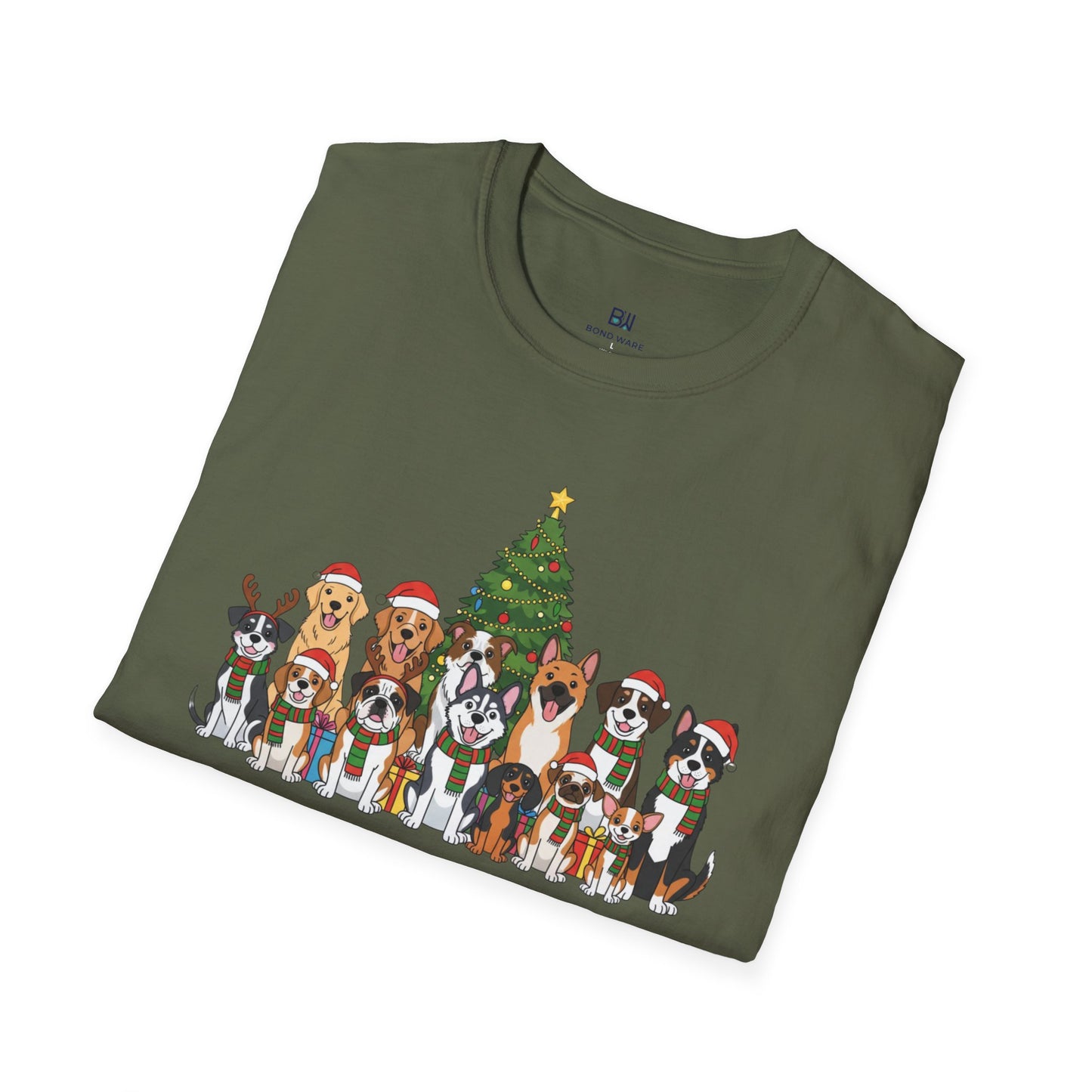Merry Woofmas! Holiday Dog Squad T-Shirt